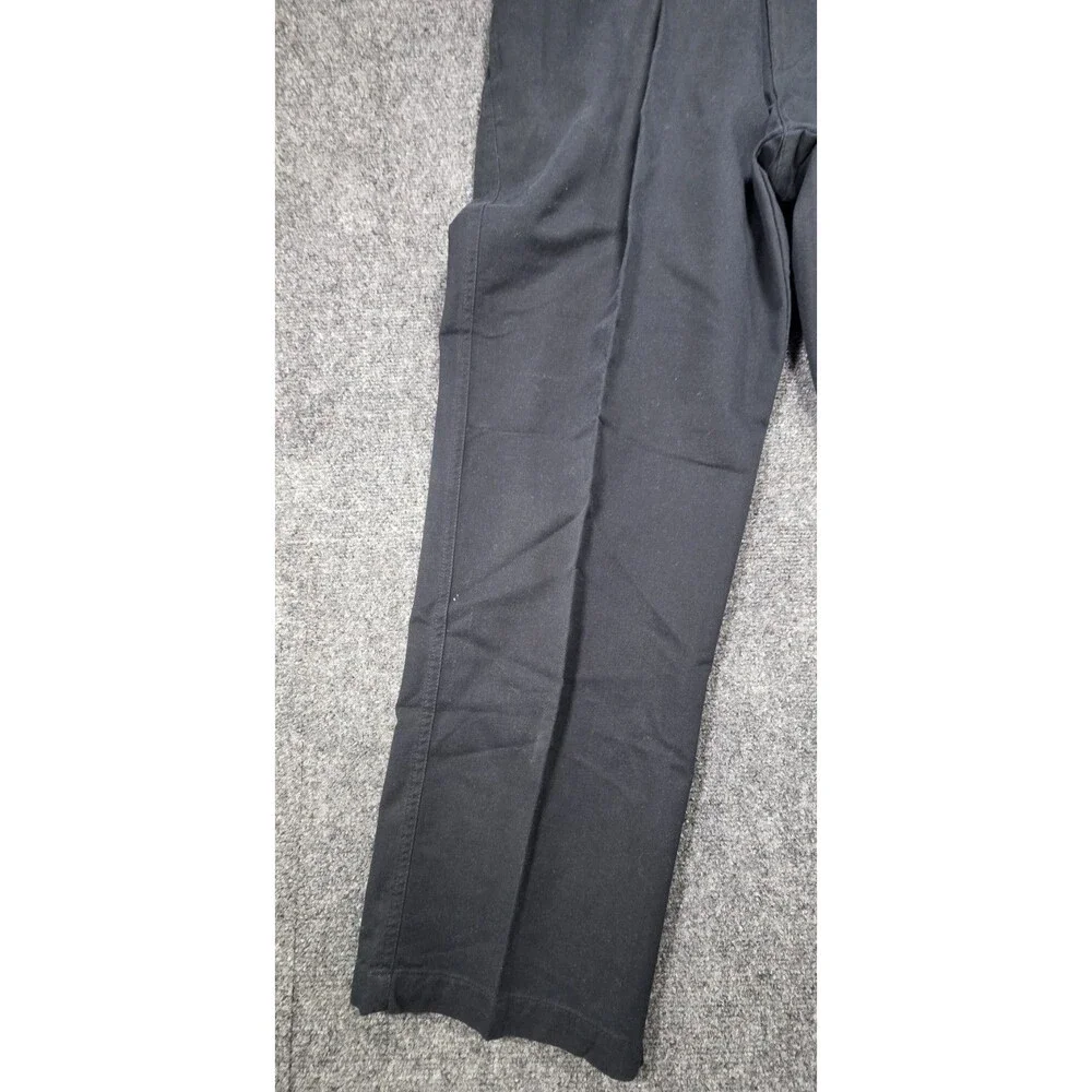 Weatherproof Black Flat Front Chino Pants NWT 36x30 Classic Fit Casual - Picture 4 of 13